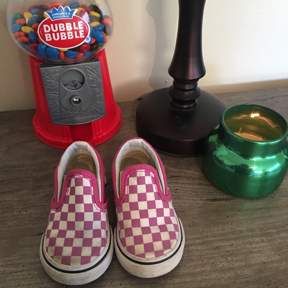 Toddler Checker Board Vans
